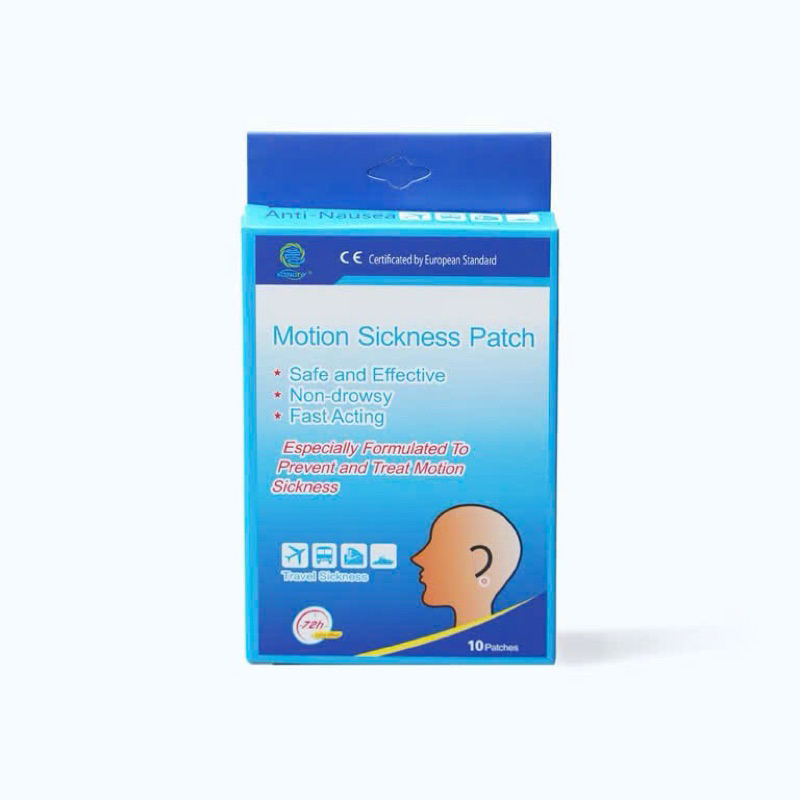 Miếng dán say tàu xe KONGDY Motion Sickness Patch giúp giảm tình trạng say tàu xe (10 miếng)