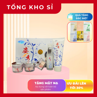 BỘ H2O 5IN1 DƯỠNG TRẮNG DA GIẢM MỜ THÂM NÁM TÀN NHANG