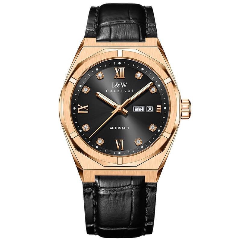 Mặt số đồng hồ I&W Carnival IW751 vàng kính sapphire