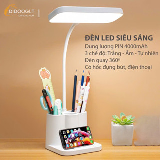 Đèn bàn học, đèn chống cận, đọc sách có nút cảm ứng kèm 3 chế độ ánh sáng để phù hợp bảo vệ mắt chống cận ( didooglt )