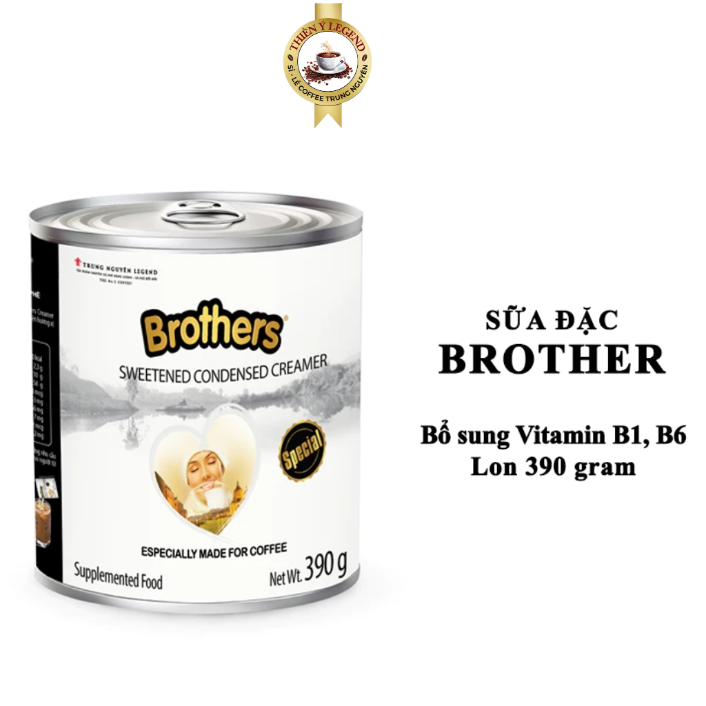 Sữa Đặc Brothers Chuyên Dành Cho Cà Phê - Lon 390gr