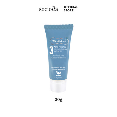 Gel Chấm Mụn & Mờ Thâm Teenilicious Acne Face Gel