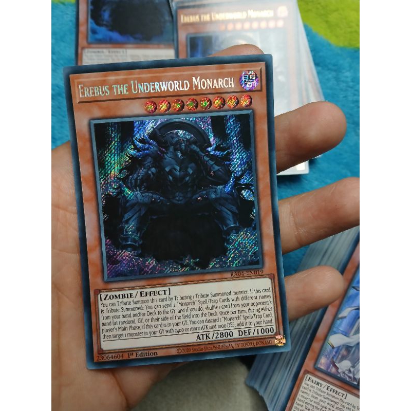 [Yugioh Biên Hòa Store] 1 lá thẻ bài Erebus the Underworld Monarch - RA04-EN019