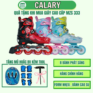 [Tặng BV] Giày Patin Trẻ Em Cao Cấp [CENTOSY] Cougar MZS 333 8 Bánh Phát Sáng - Có Form Chắc Chắn Điều Chỉnh Được Size