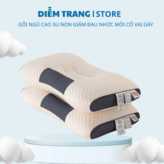 Gối Ngủ Cao Su Non Chống Ngáy Cao Cấp Hỗ Trợ Giảm Đau Nhức Mỏi Cổ Vai Gáy Siêu Mềm ( Hàng Đẹp )