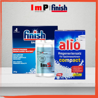 Muối rửa bát Alio Finish ImS - Muối làm mềm nước cho máy rửa chén bát - Muối Isarel ImS - ImP