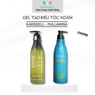 Gel giữ nếp tóc xoăn karseell, pallamina curly 500ml, giúp tạo kiểu cấp ẩm, làm dày tóc xoăn