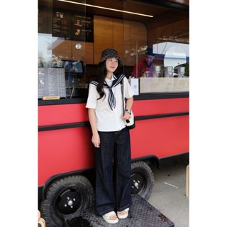 LÀ EM | Áo Lộc Biếc - Áo sơ mi kèm khăn, chất liệu mềm mịn mát không nhăn.