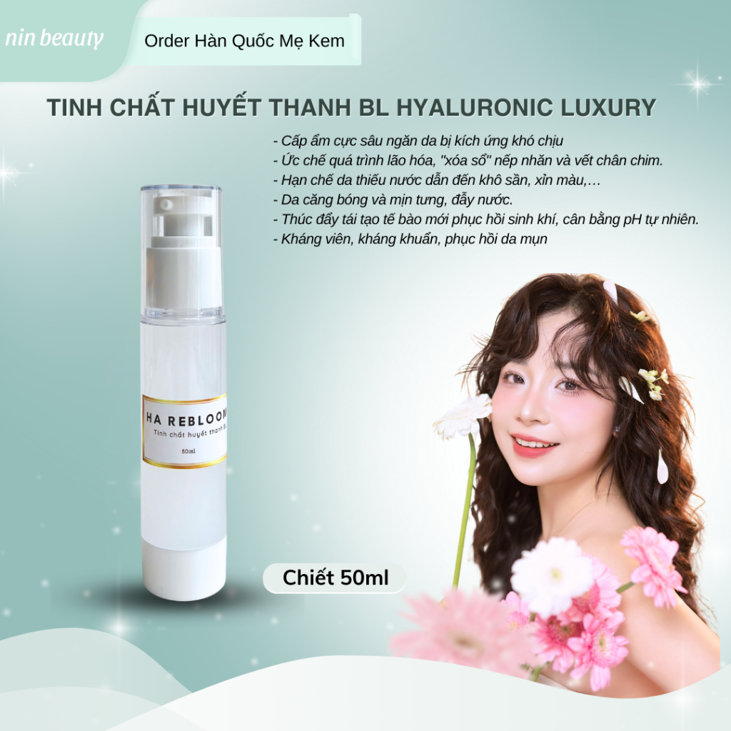 [ Lọ chiết] Tinh chất cấp ẩm phục hồi HA Rebloom 50ml