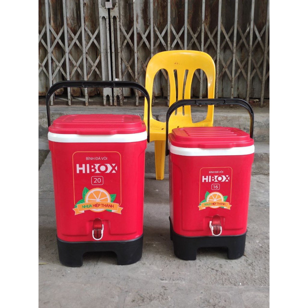 ❄️ THÙNG ĐÁ GIỮ NHIỆT CÓ QUAI XÁCH HT 16L & 20L CÓ VÒI – GIỮ NHIỆT SIÊU LÂU, RÓT NƯỚC SIÊU TIỆN