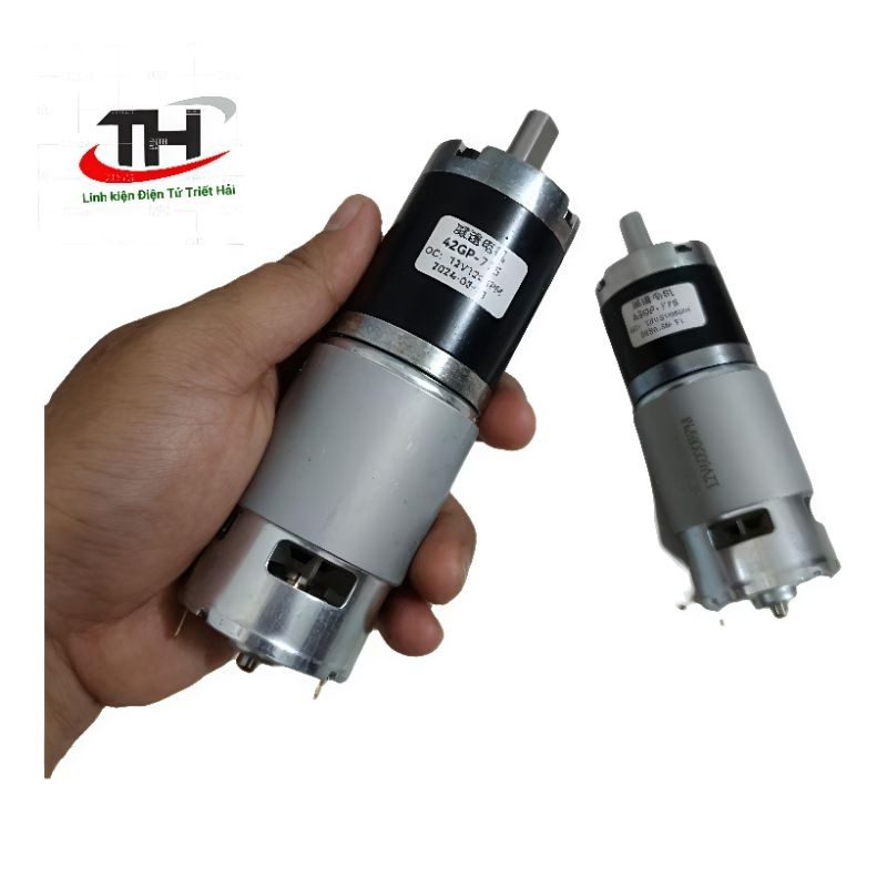 Motor Giảm Tốc 775 Răng kim loại  12V/-24V Hàng Khủng Tốc Độ Nhiều chọn Lựa