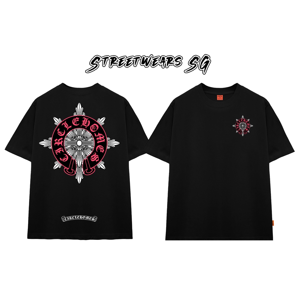 Áo Thun HOMES EMBLEM CIRCLE HOMES TEE SHIRT Cotton Cao Cấp Form Rộng  - Streetwears SG