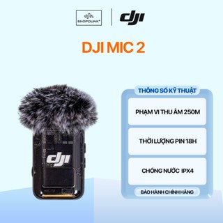 Bộ Micro Không Dây DJI Mic 2 Chính Hãng Bảo Hành 1 Năm
