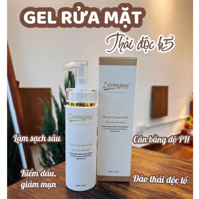 Gel Rửa Mặt thải độc Dermapeel Hàn Quốc [Chính Hãng]