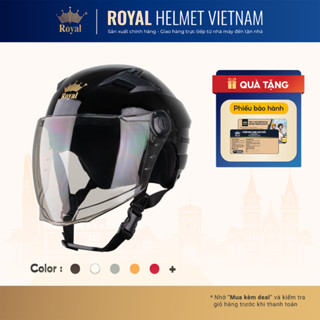 [ĐỘC QUYỀN] Nón Bảo Hiểm 1/2 Có Kính Royal M89K Phiên Bản Kính Dài Che Phủ Tối Ưu Có Lỗ Thông Gió | Trực tiếp từ NSX