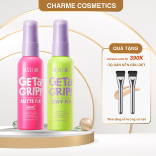  Xịt Khóa Makeup Nền DAZZLE ME Setting Spray Dewy Fix Cố Định Trang Điểm Lâu Trôi Cấp Ẩm 60ml 