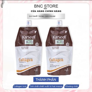 Kem ủ tóc karseell maca hair mask collagen 500ml - phục hồi tóc mềm mượt, bóng mượt chắc khỏe