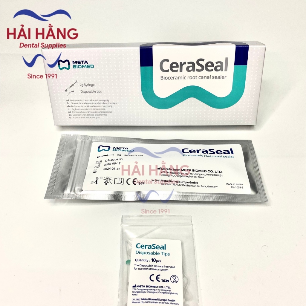 XI MĂNG HÀN RĂNG CERASEAL (CEMENT TRÁM BÍT ỐNG TỦY BIOCERAMIC CERASEAL)