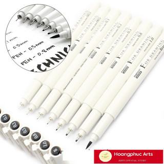 Bút line đen MARVY UCHIDA các số