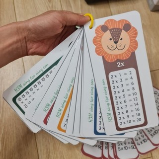 Bộ thẻ flashcard BẢNG CỬU CHƯƠNG, BẢNG NHÂN tạo hứng thú cho bé học thuộc nhanh