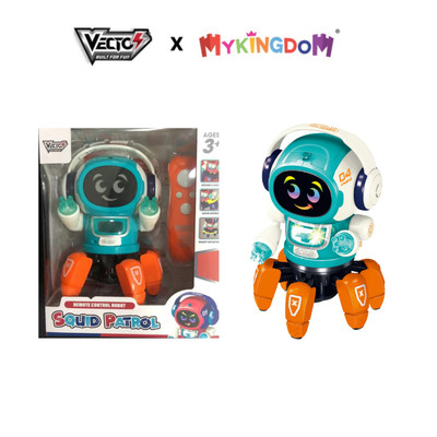 Đồ Chơi VECTO Robot Điều Khiển Từ Xa Mực Tuần Tra Xanh Dương VT2096/BL