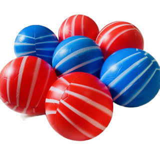  Bóng nhựa kẻ sọc 15cm-18cm Hàn-Việt cao cấp bóng nhựa vận động căng dày đá bóng đồ chơi cho bé 