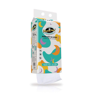 ( Lốc 10 túi ) Khăn giấy rút treo tường PHUONGNAM - Mẫu 1500 tờ