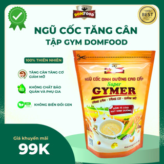 Ngũ cốc tăng cân tăng cơ tập gym 15 loại hạt Domfood túi 1 kg