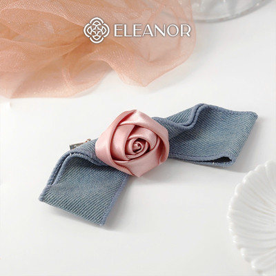 Kẹp tóc nữ Eleanor Accessories hoa hồng phụ kiện tóc kẹp tóc nơ tiểu thư 9652