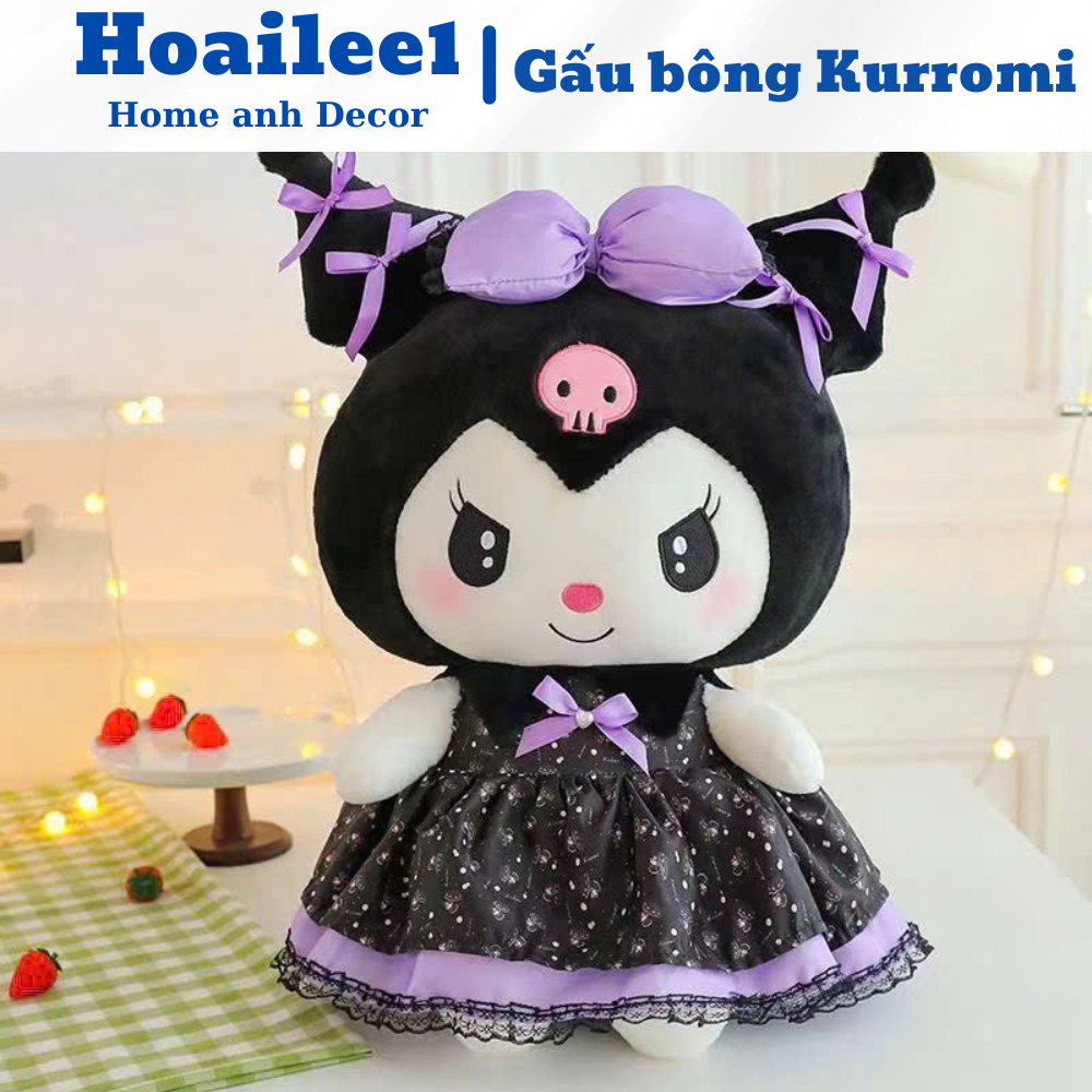Gấu Bông Kuromi, Melody, Cinnamoroll Capybarra Nhiều Màu Sắc Xinh Xắn Làm Quà Tặng Dễ Thương