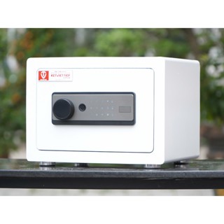 Két Sắt Mini Thông Minh Việt Tiệp KKS11 Khoá Vân Tay Điện Tử Cảnh Báo Điện Thoại 2 Màu Đen Trắng