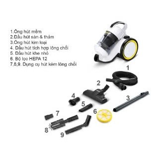 Máy hút bụi Karcher VC 3 Plus