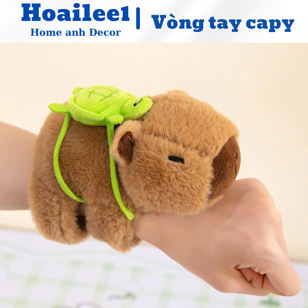 Gấu bông, vòng tay CAPYBARA đeo tay, đeo xe trang trí siêu cute  capybara nhồi bông vòng tay,capy gấ