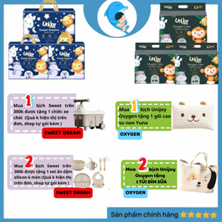   SP có voucher Live X Tã bỉm Unijoy Oxygen Care size từ NB64 S62 M56 M48 L50 XL48 2XL44 3XL38 cho bé MECAHEO 