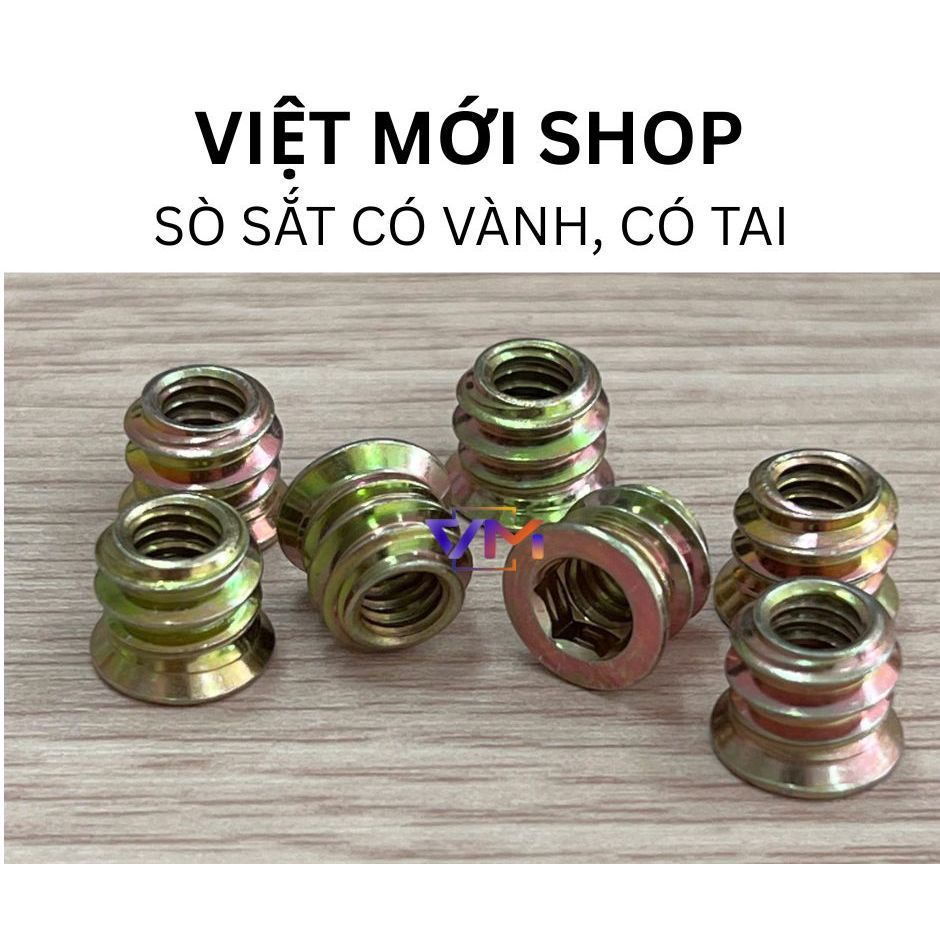 [100 cái/bịch] Sò sắt, sò cấy - ĐỦ KÍCH THƯỚC - có vành, có tai - tán cấy