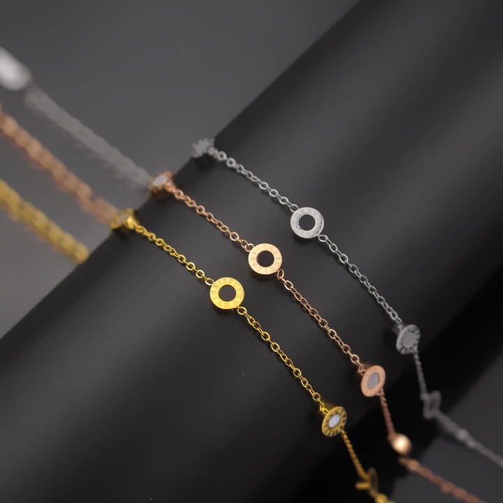 LẮC TAY TITAN 5 MẶT TRÒN BLV SỐ LA MÃ TA285