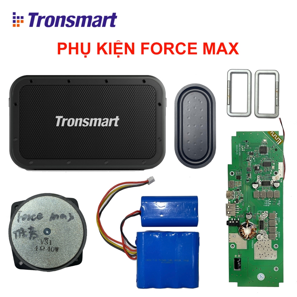 Phụ Kiện Thay Thế Loa Bluetooth Tronsmart Force Max 80W - Chính Hãng