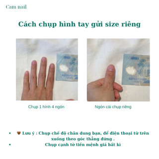 móng tay dáng tròn vẽ thủ công thạch đen gel tráng gương