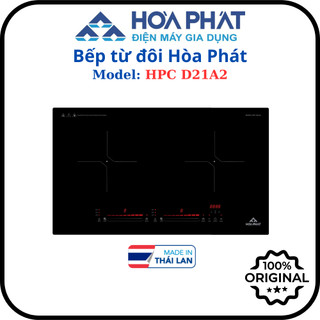 Bếp Từ Đôi Hòa Phát HPC D21A2 - 2 Vùng Nấu, Công Suất 4200W, Cảm Ứng Cảm Ứng LED, Booster Siêu Nhanh