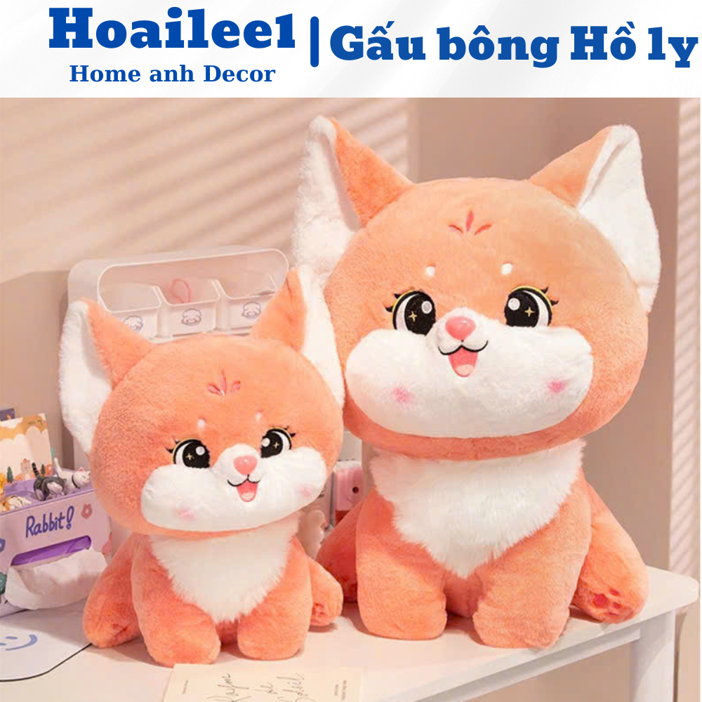 Gấu bông tiểu hồ ly- gấu bông cáo nhỏ dễ thương hàng nhập khẩu cao cấp kích thước 65cm và 85cm