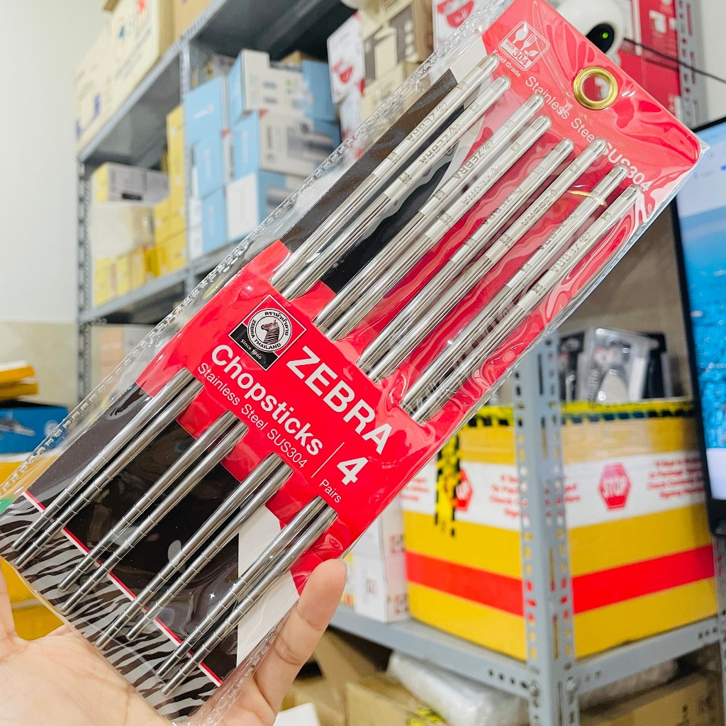Đũa inox 304 Zebra Thái Lan