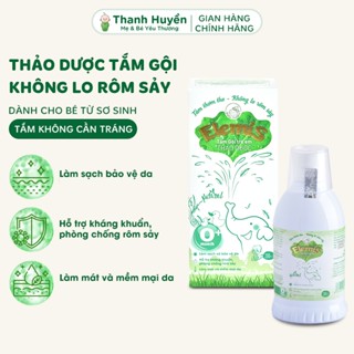  Tắm gội thảo dược ELEMIS chống rôm sảy hăm tã mịn da an toàn cho trẻ sơ sinh chai 200ML 