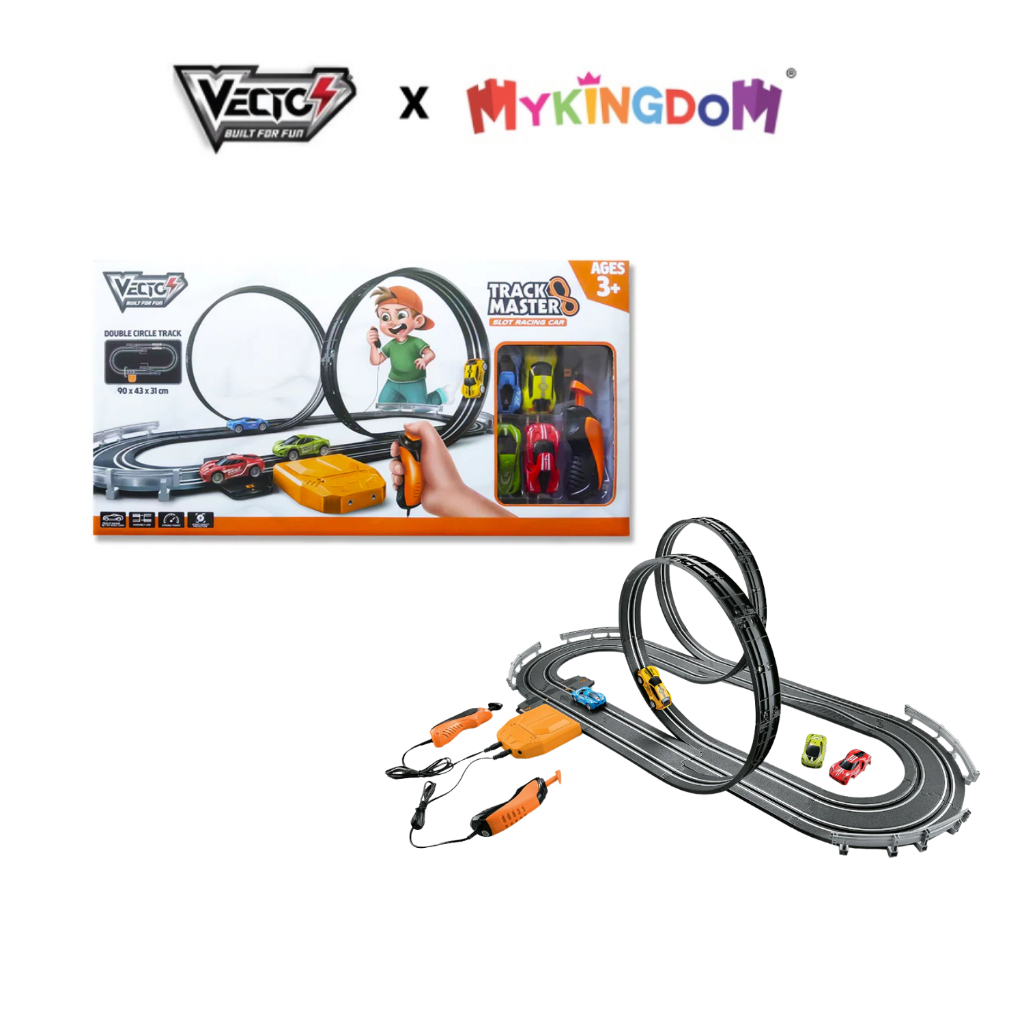 Bộ Đồ Chơi Slot Car Đường Đua Xe 2 Vòng Siêu Tốc Độ VECTO VT644B