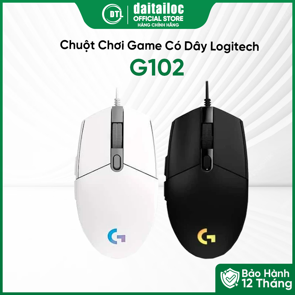 Chuột Có Dây Logitech G102 | Chính Hãng | Bảo Hành 24 Tháng
