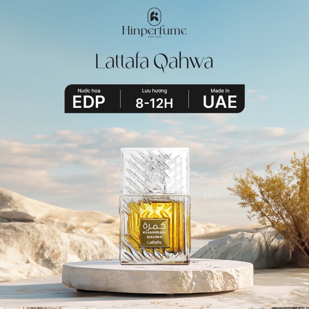 Nước hoa Lattafa Khamrah Qahwa chính hãng - Hinperfume - Fullbox
