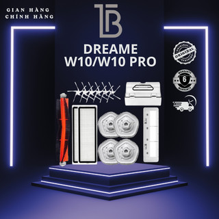Bộ Phụ kiện Dreame W10 / Deame W10 Pro.Gồm : Chổi chính / Lọc bụi / Chổi cạnh / Khăn lau .