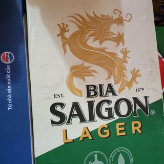 Thùng bia Sài Gòn Larger 24 lon