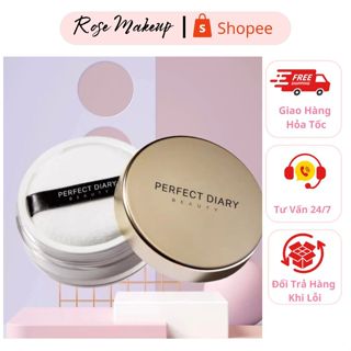 Phấn Phủ Dạng Bột Perfect Diary Kiềm Dầu Chống Nước, Làm Mờ Lỗ Chân Lông 7g Rose