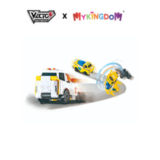 Đồ Chơi VECTO Transracers - Xe trộn xi măng biến hình Xe đào VN463875-02