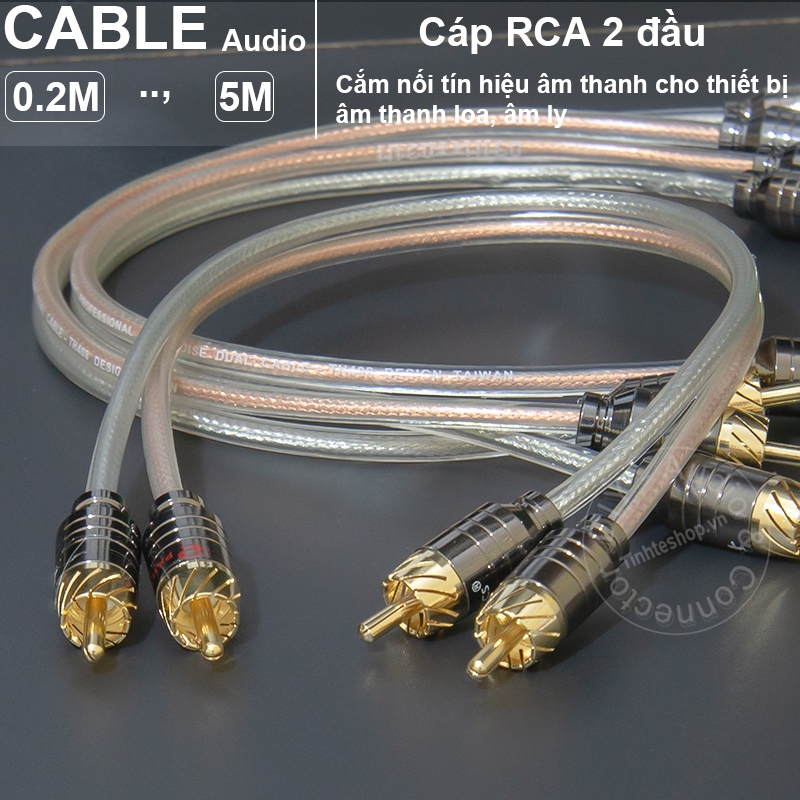 Cáp AV cho DAC AMP ngắn 10Cm đến 70Cm DIY